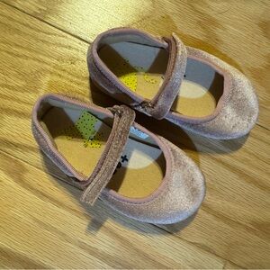 Elegant Velvet Kids Mary Jane Shoes